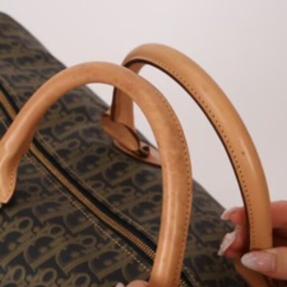 Dior Coated Canvas Trotter Weekender Duffel Bag - Picture 4 of 8